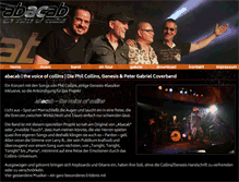 Tablet Screenshot of abacab-music.com